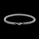 Stainless Steel Bracelet for Men Boys Unisex (Silver)