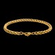 Stainless Steel Bracelet for Men Boys Unisex (Gold)