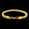 Stainless Steel Bracelet for Men Boys (Gold)