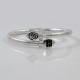 Nakabh Silver Plated Vel Kappu Kada Bracelet for Men | Women (2204007)