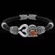 Antique Vintage Ethnic Kada Bracelet for Men Women Boys Girls (Shivling Silver)