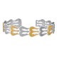 Antique Vintage Ethnic Kada Bracelet for men women boys girls (SilverGold)