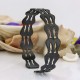 Antique Vintage Ethnic Kada Bracelet for men women boys girls (Black)