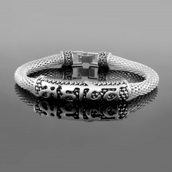 Antique Vintage Ethnic Silver Plated Kada Bracelet for men women boys girls Antique Vintage Ethnic Silver Plated Kada Bracelet for men women boys girls