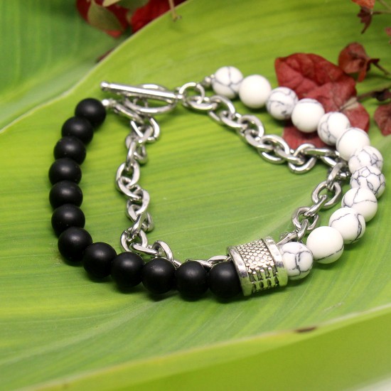 Beads Chain Bracelet for Men Boys