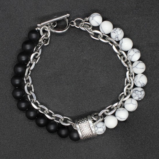 Beads Chain Bracelet for Men Boys