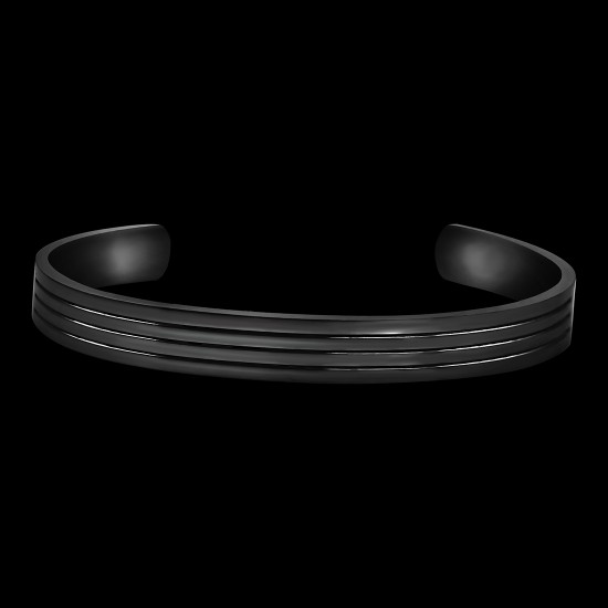 Black Plated Kada Bracelet for Men | Women - 2208101