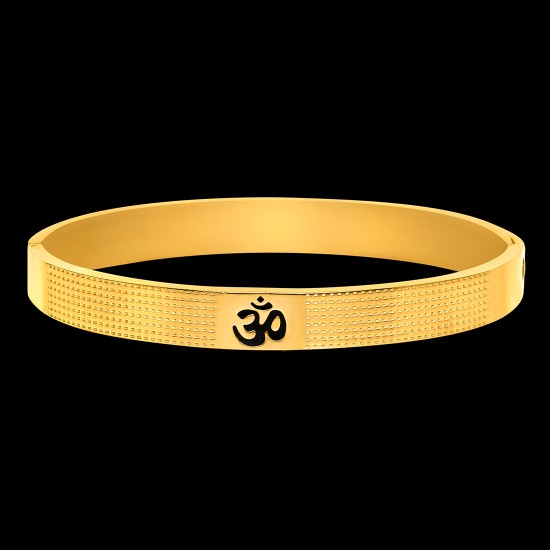 Gold Plated Kada Bracelet for Men | Women - 2208105