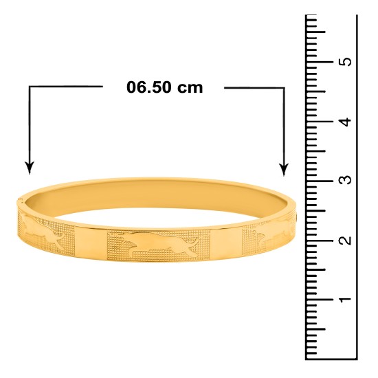 Gold Plated Kada Bracelet for Men | Women - 2208106
