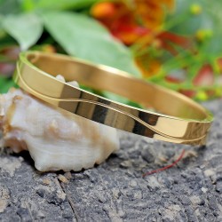 Gold Plated Kada Bracelet for Men | Women - 2208107