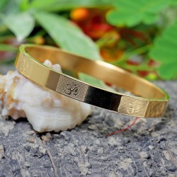 Gold Plated Kada Bracelet for Men | Women - 2208110 Gold Plated Kada Bracelet for Men | Women - 2208110