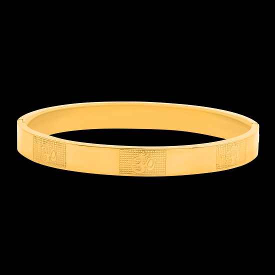 Gold Plated Kada Bracelet for Men | Women - 2208110
