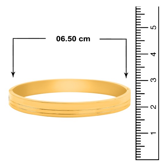 Gold Plated Kada Bracelet for Men | Women - 2208111
