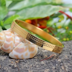 Gold Plated Kada Bracelet for Men | Women - 2208112 Gold Plated Kada Bracelet for Men | Women - 2208112