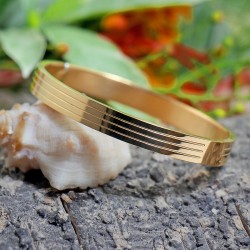 Gold Plated Kada Bracelet for Men | Women - 2208114