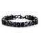 Stainless Steel bracelets for men stylish Boys Unisex (Black)