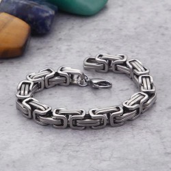 Stainless Steel bracelets for men stylish Boys Unisex (Silver) Stainless Steel bracelets for men stylish Boys Unisex (Silver)